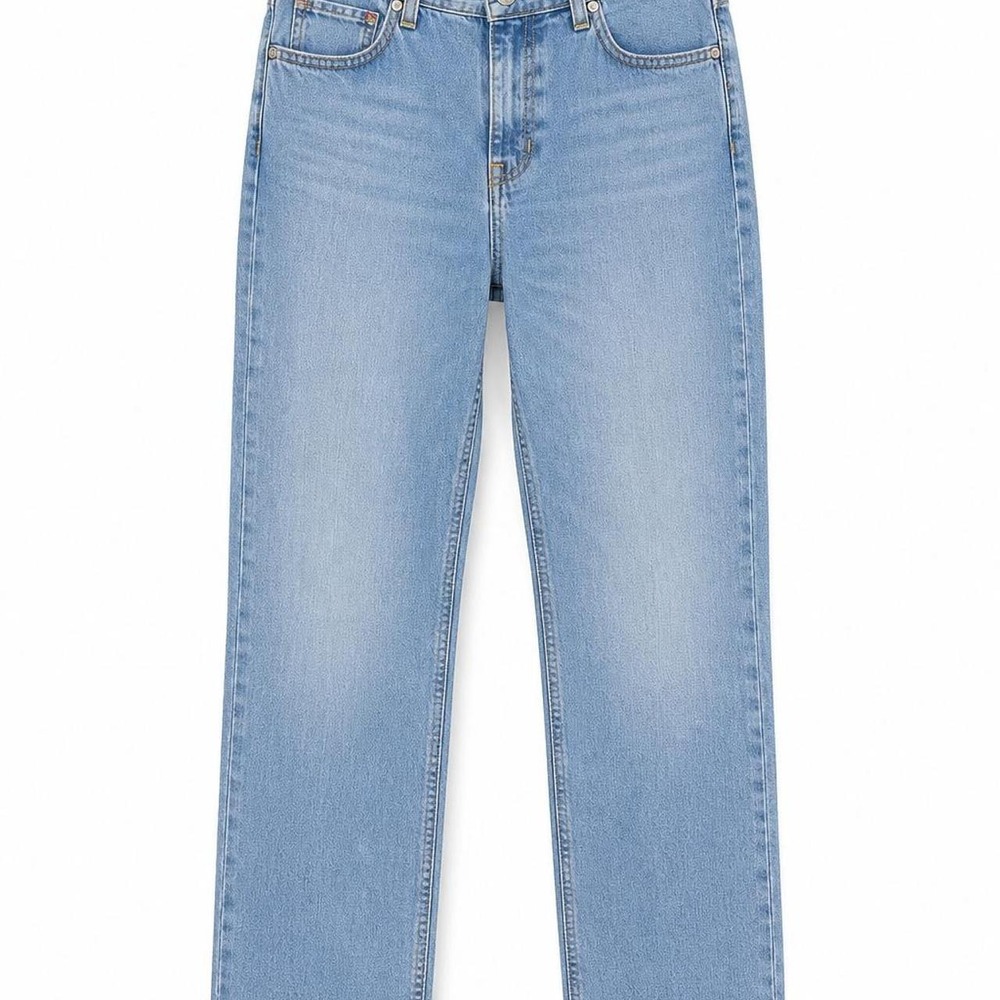 Tommy Hilfiger light wash straight leg jeans Authentic 100% cotton denim